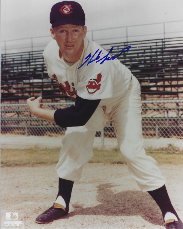 AUTOGRAPHED HERB SCORE 8x10 Cleveland Indians Photo