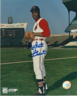 AUTOGRAPHED JIM MUDCAT GRANT 8X10 Cleveland Indians Photo