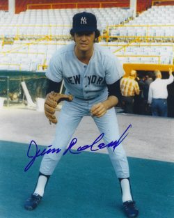 AUTOGRAPHED  JIM ROLAND 8x10 New York Yankees Photo