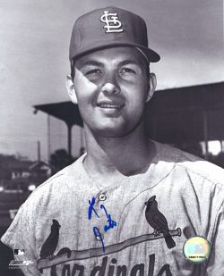AUTOGRAPHED LARRY JASTER 8x10 St. Louis Cardinals Photo