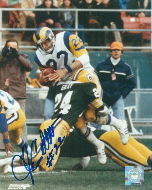 AUTOGRAPHED JOHN CAPPELLETTI 8X10 Los Angeles Rams Photo