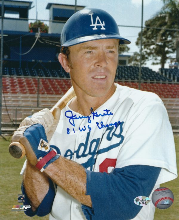AUTOGRAPHED JERRY GROTE 8X10 Los Angeles Dodgers Photo