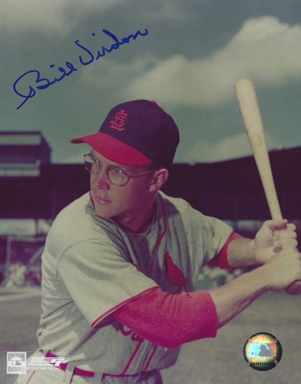 AUTOGRAPHED BILL VIRDON 8x10 St. Louis Cardinals Photo