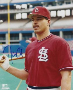 AUTOGRAPHED DANNY COX 8X10  St. Louis Cardinals Photo