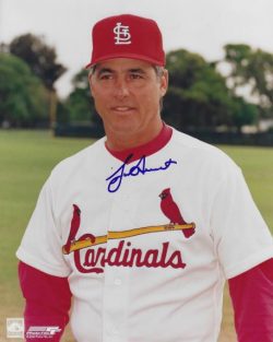 AUTOGRAPHED BUCKY DENT 8x10 St. Louis Cardinals Photo