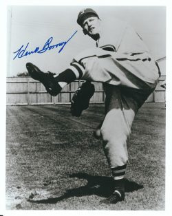 AUTOGRAPHED HANK BOROWY 8X10 Philadelphia Phillies Photo