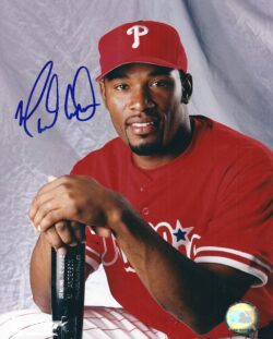 AUTOGRAPHED MARLON ANDERSON 8X10 Philadelphia Phillies Photo