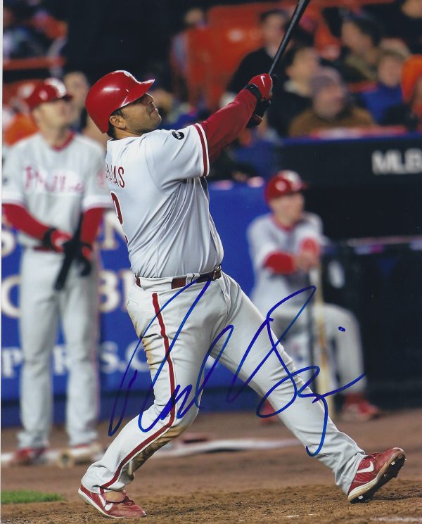 AUTOGRAPHED ROD BARAJAS 8x10 Philadelphia Phillies Photo