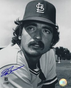 AUTOGRAPHED ERIC RASMUSSEN 8x10 St. Louis Cardinals Photo