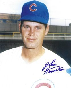 AUTOGRAPHED JOHN HERRNSTEIN 8x10 Chicago Cubs Photo