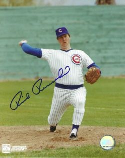 AUTOGRAPHED RICK REUSCHEL 8X10 Chicago Cubs Photo