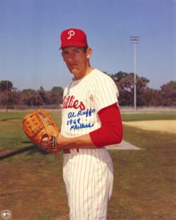 AUTOGRAPHED SIGNED photo AL RAFFO Philadelphia Phillies