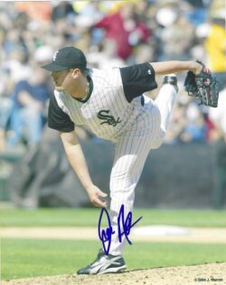 AUTOGRAPHED JON ADKINS 8X10 Chicago White Sox Photo