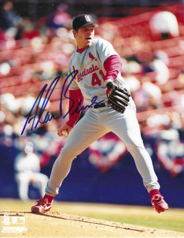 AUTOGRAPHED ALAN BENES 8x10 St. Louis Cardinals Photo
