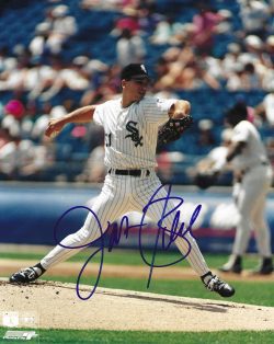 AUTOGRAPHED JASON BERE 8X10 Chicago White Sox Photo