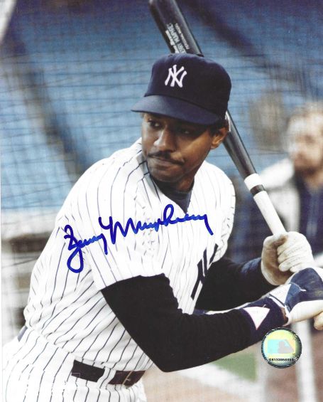 AUTOGRAPHED JERRY MUMPHREY 8x10 New York Yankees Photo