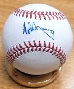 Autographed AL DOWNING Official Major League Baseball