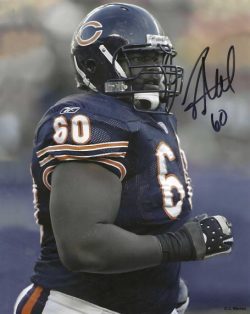 AUTOGRAPHED TERRENCE METCALF 8x10 Chicago Bears photo