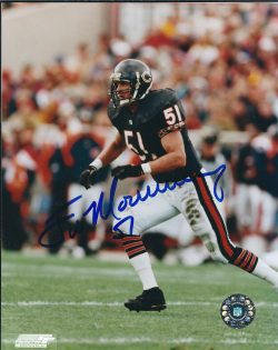 Autographed JIM MORRISSEY 8x10 Chicago Bears Photo