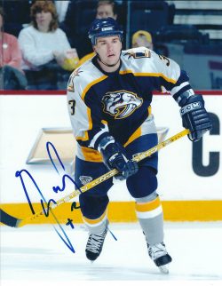 AUTOGRAPHED MAREK ZIDLICKY 8X10 Nashville Predators Photo