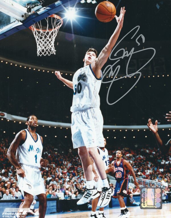AUTOGRAPHED  MIKE MILLER 8X10 Orlando Magic Photo