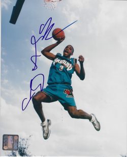 AUTOGRAPHED  SHAREEF ABDUR-RAHIM 8x10 Grizzlies Photo