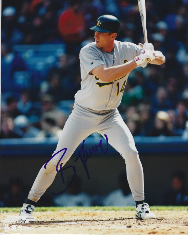 AUTOGRAPHED BEN GRIEVE  8x10 Oakland A's Photo