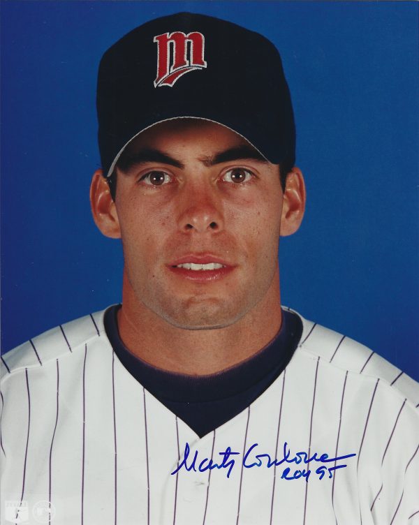 AUTOGRAPHED MARTY CORDOVA 8x10 Minnesota Twins Photo