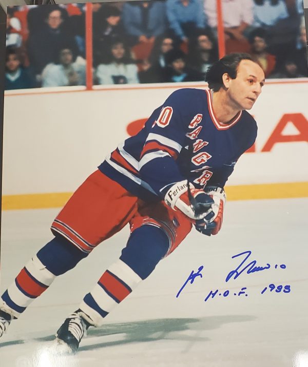 Autographed GUY LAFLEUR 11" x 14" New York Rangers Photo