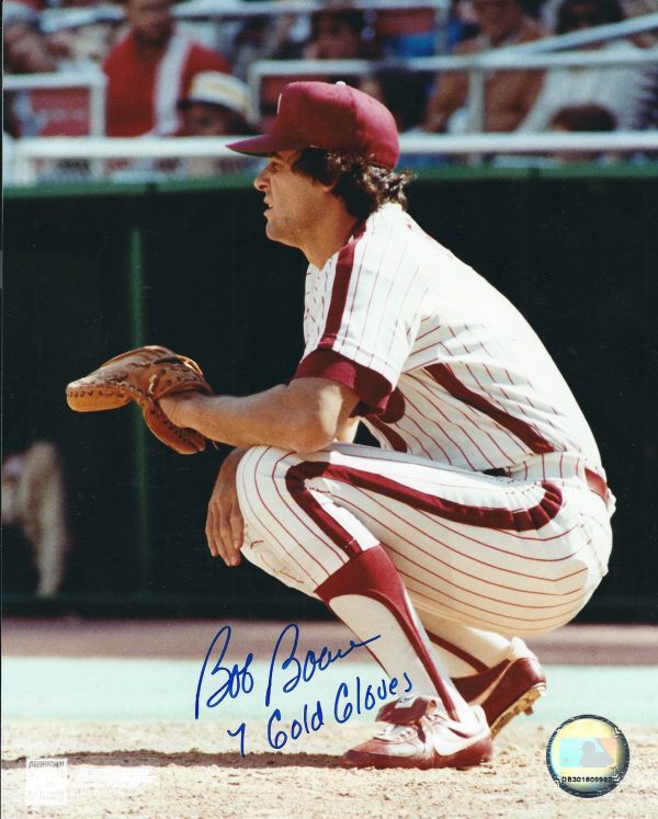 AUTOGRAPHED Bob Boone 8x10 Philadelphia Phillies Photo