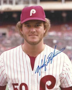 AUTOGRAPHED Marty Bystrom 8x10 Philadelphia Phillies photo