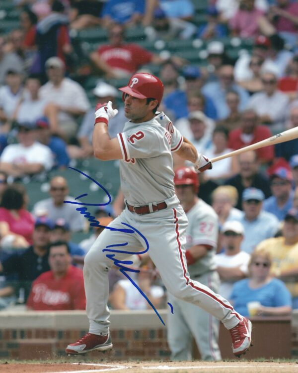 Autographed David Dellucci 8x10 Philadelphia Phillies Photo