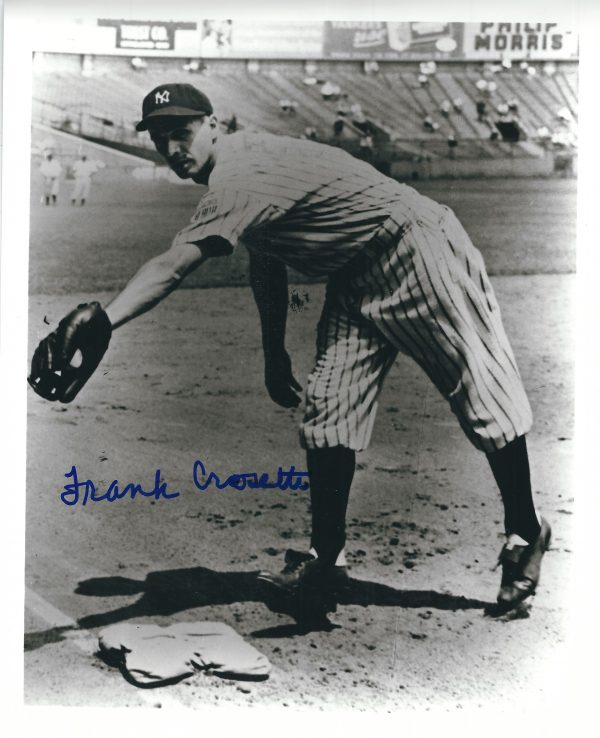 AUTOGRAPHED FRANK CROSETTI 8x10 New York Yankees Photo