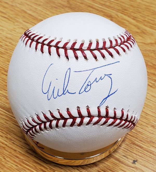 Autographed MIKE TORREZ Official Major League Baseball