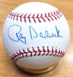 Autographed RAY SADECKI Official Major League Baseball