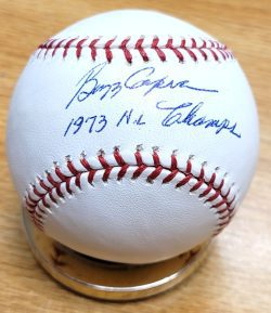 Autographed BUZZ CAPRA Official Major League Baseball