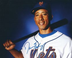 AUTOGRAPHED DAMION EASLEY 8x10 New York Mets photo