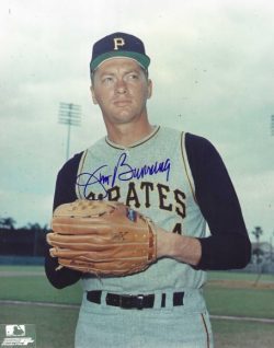 Autographed JIM BUNNING 8x10 Pittsburgh Pirates Photo