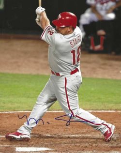 AUTOGRAPHED 8X10 MATT STAIRS Philadelphia Phillies photo
