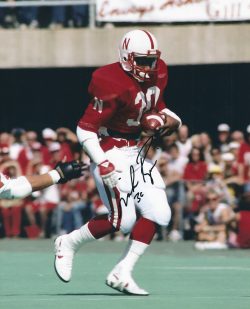 Autographed MIKE ROZIER 8X10 University of Nebraska Photo