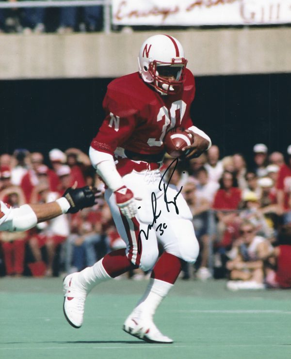 Autographed MIKE ROZIER 8X10 University of Nebraska Photo