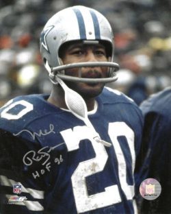 Autographed MEL RENFRO "HOF 96" 8X10 Dallas Cowboys Photo