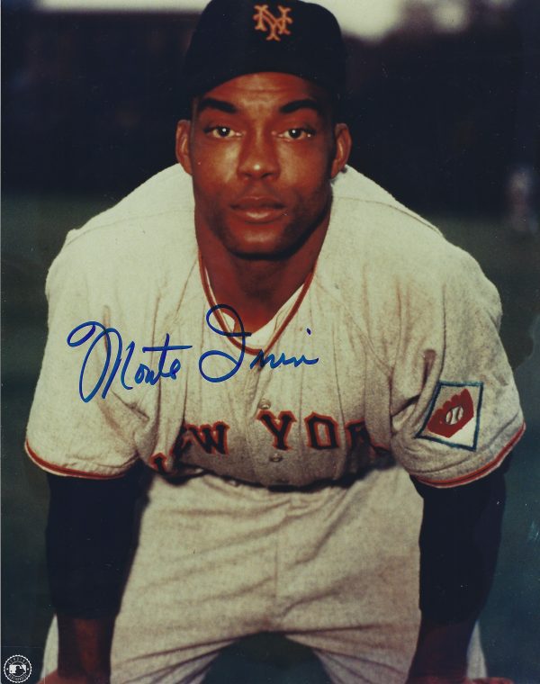 Autographed MONTE IRVIN 8x10 New York Giants Photo