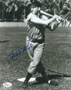 Autographed RALPH KINER 8x10 Pittsburgh Pirates Photo JSA
