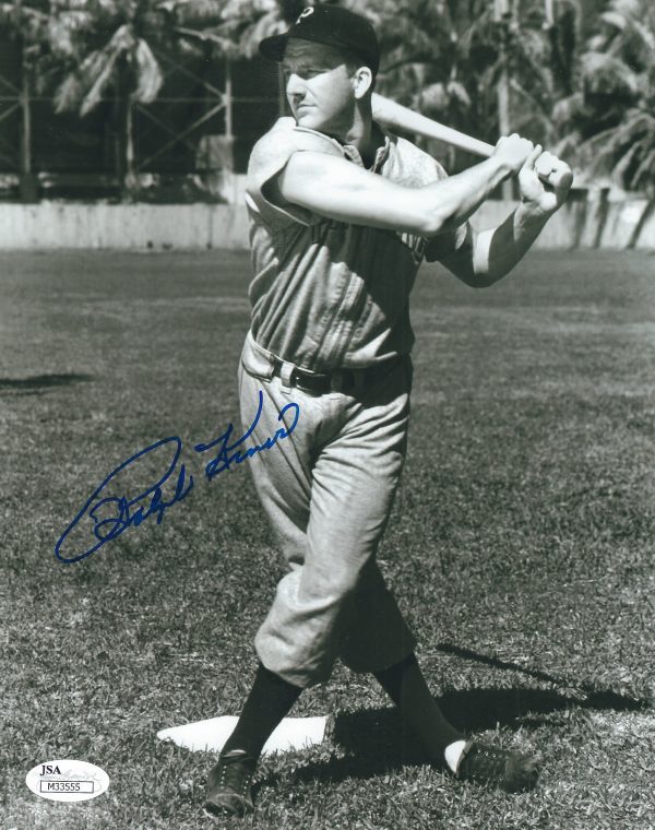 Autographed RALPH KINER 8x10 Pittsburgh Pirates Photo JSA