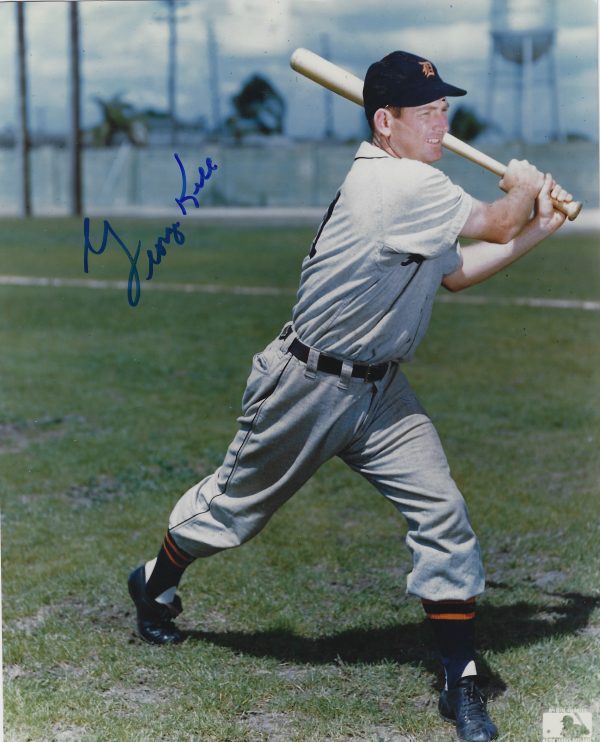 Autographed GEORGE KELL 8x10 Detroit Tigers  Photo