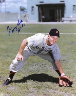 Autographed GEORGE KELL "HOF 83" 8x10 Detroit Tigers Photo