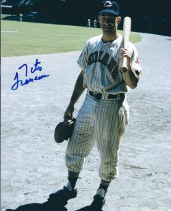 AUTOGRAPHED  TITO FRANCONA 8X10 Cleveland Indians Photo