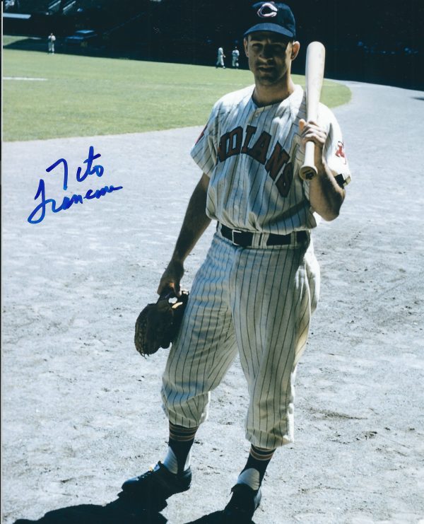 AUTOGRAPHED  TITO FRANCONA 8X10 Cleveland Indians Photo