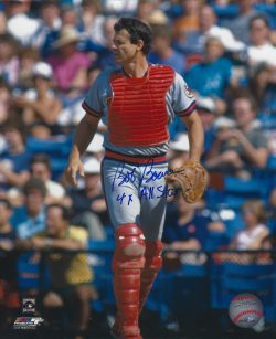 AUTOGRAPHED BOB BOONE 8x10 California Angels Photo